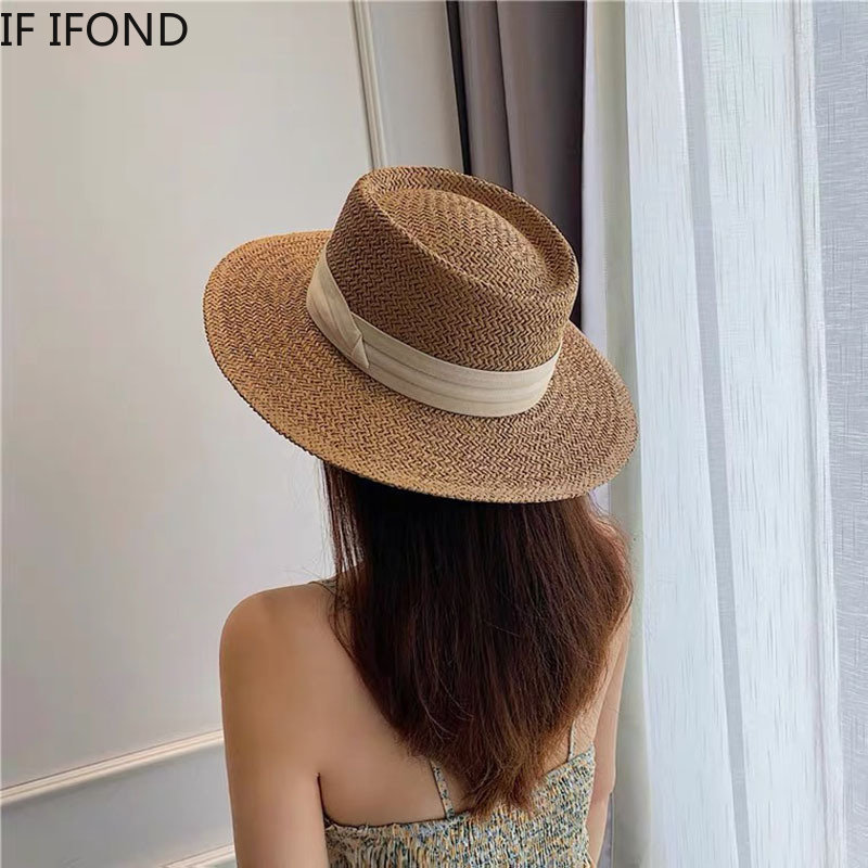 Spring Summer Breathable Straw - Bucket Hat Straw reseña y precio