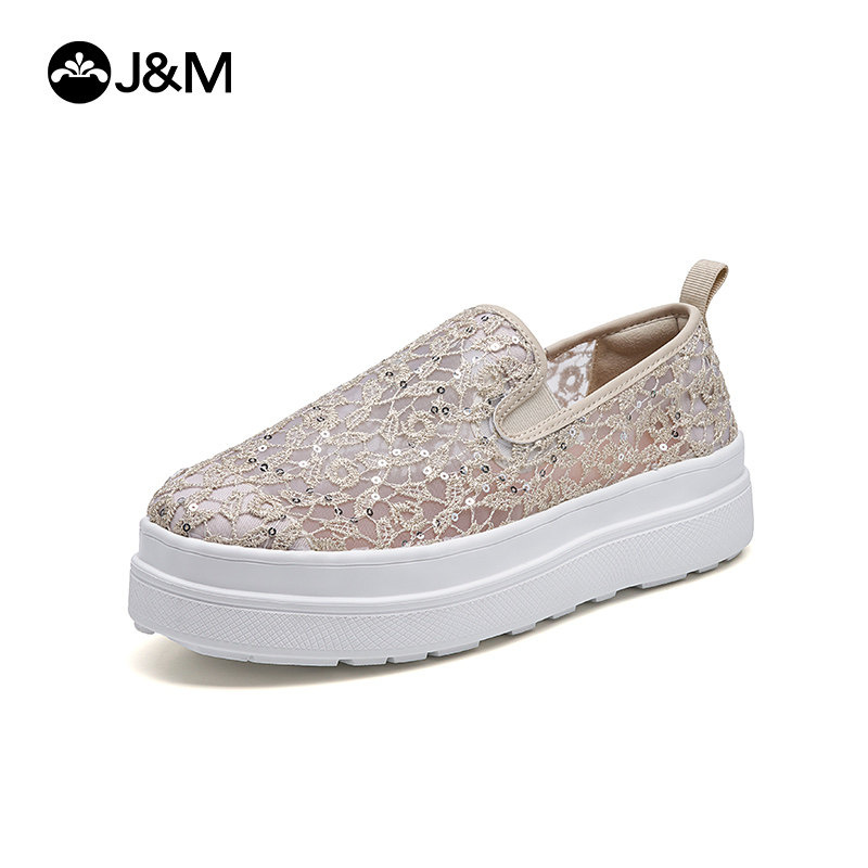 2026 J&M White Shoes Fashion S - Espadrille Slip On reseña y precio