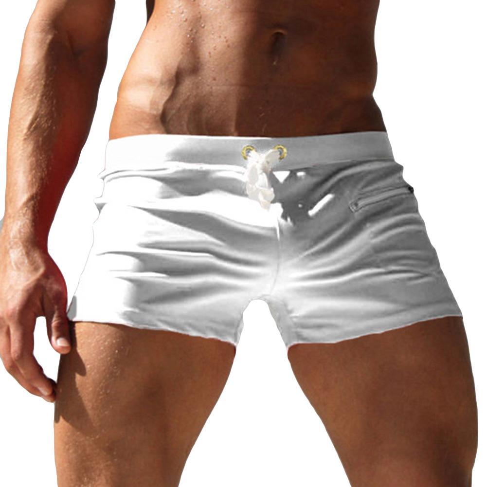 Men Solid Color Swimming Trunk - Trunks Board Surf reseña y precio
