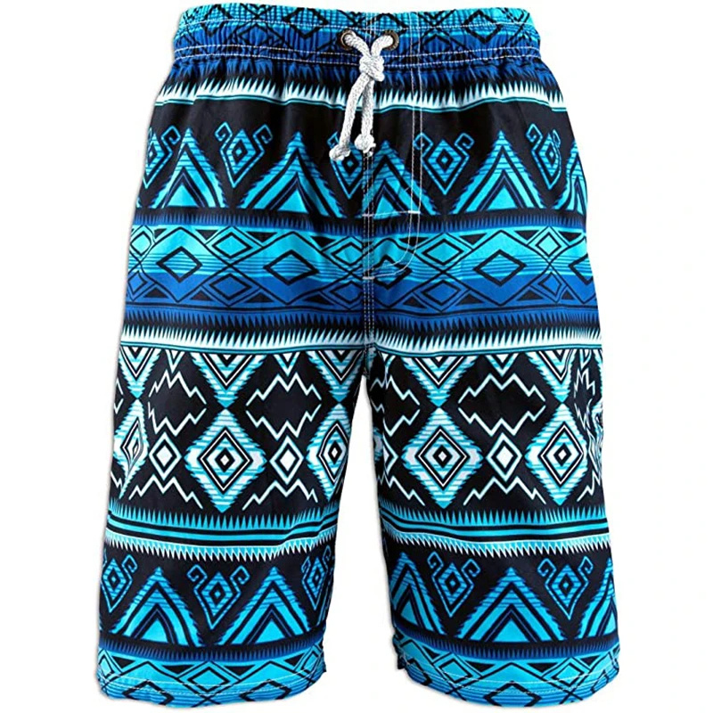 Colorful Ethnic Graphic Beach  - Trunks Board Surf reseña y precio