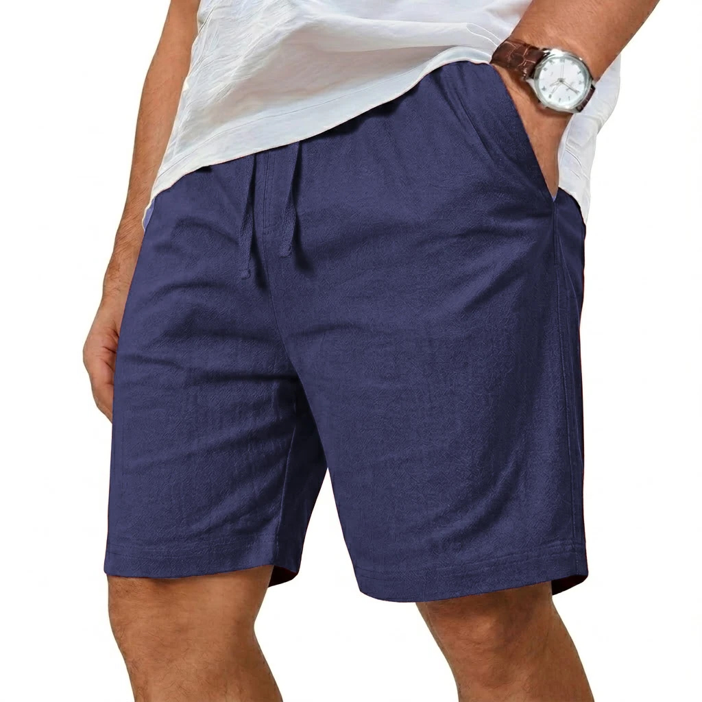 Oversized Cotton Linen Shorts  - Short Linen Drawstring reseña y precio
