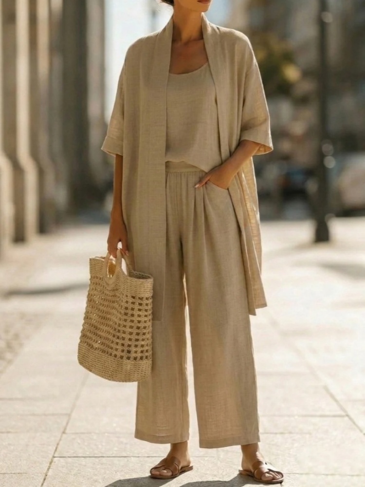 Casual Solid Cotton Linen Loos - Linen Shirt Breathable reseña y precio