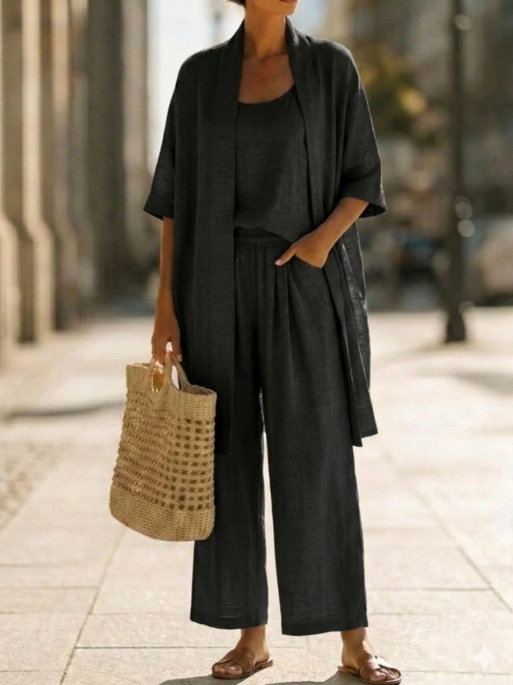 Casual Solid Cotton Linen Loos - Linen Shirt Breathable reseña y precio