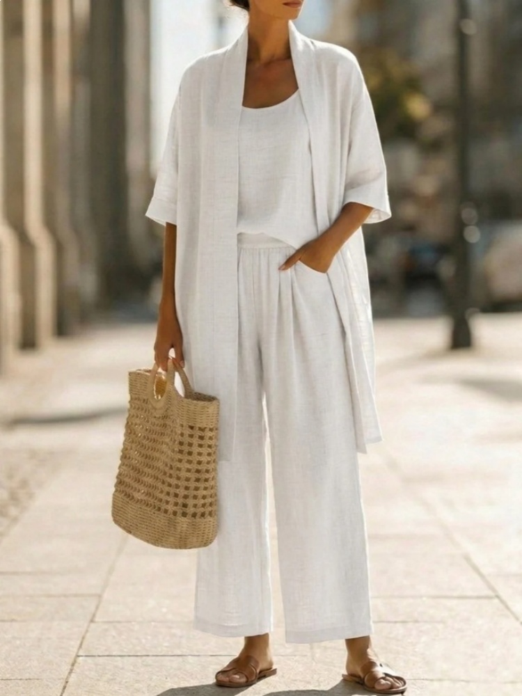 Casual Solid Cotton Linen Loos - Linen Shirt Breathable reseña y precio