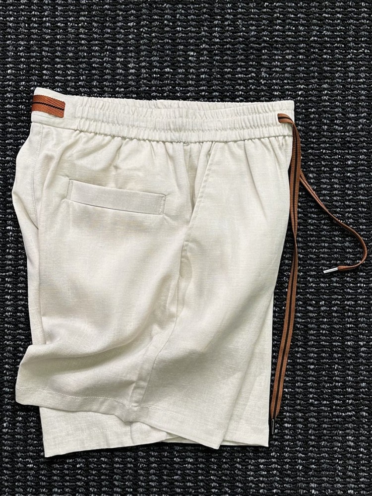 Leisure Male Drawstring Elasti - Short Linen Drawstring reseña y precio