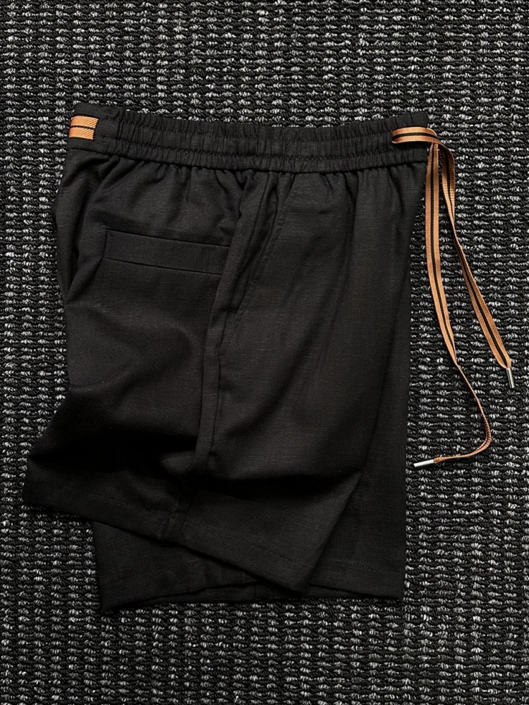 Leisure Male Drawstring Elasti - Short Linen Drawstring reseña y precio
