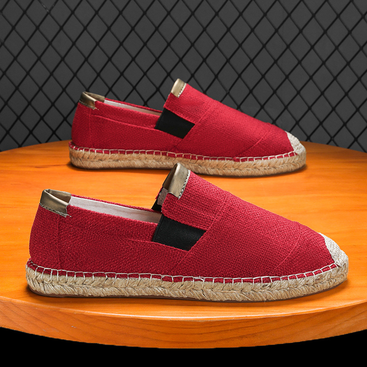 2025New Men Linen Casual Shoes - Espadrille Slip On reseña y precio