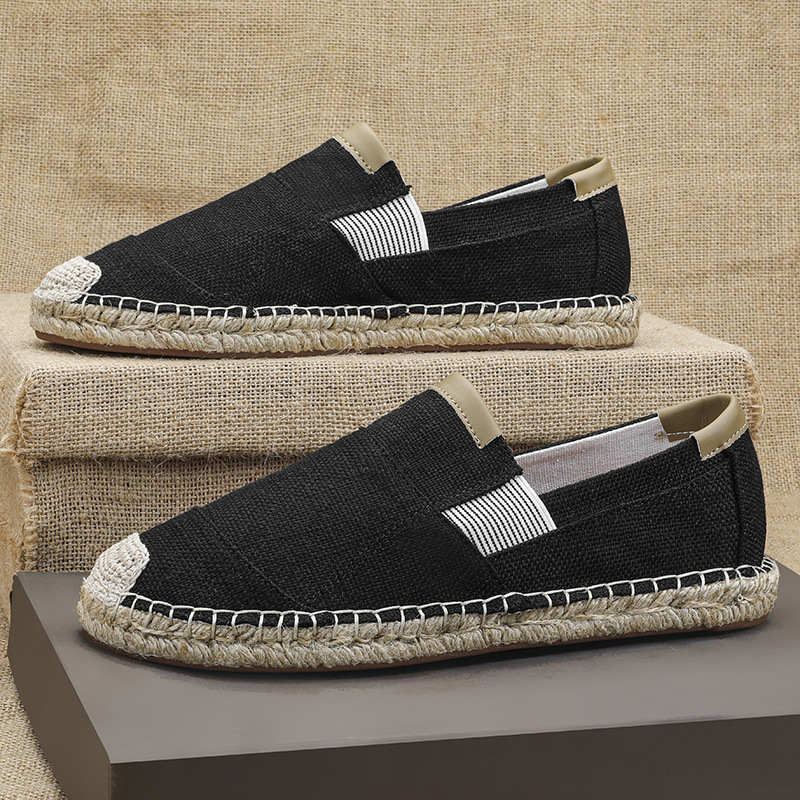 2025New Men Linen Casual Shoes - Espadrille Slip On reseña y precio