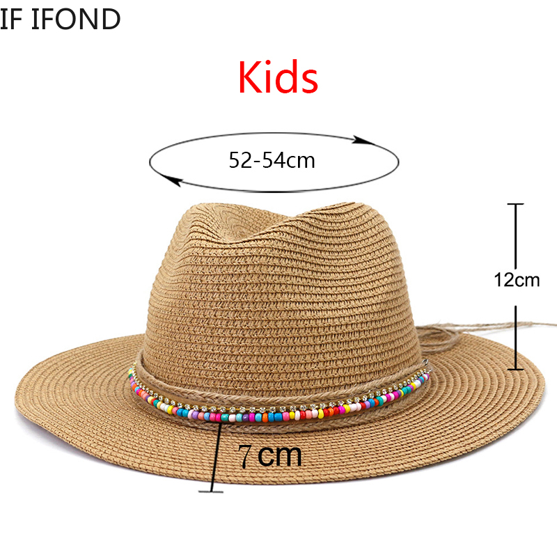 New Summer Boy Girl Kids Straw - Bucket Hat Straw reseña y precio