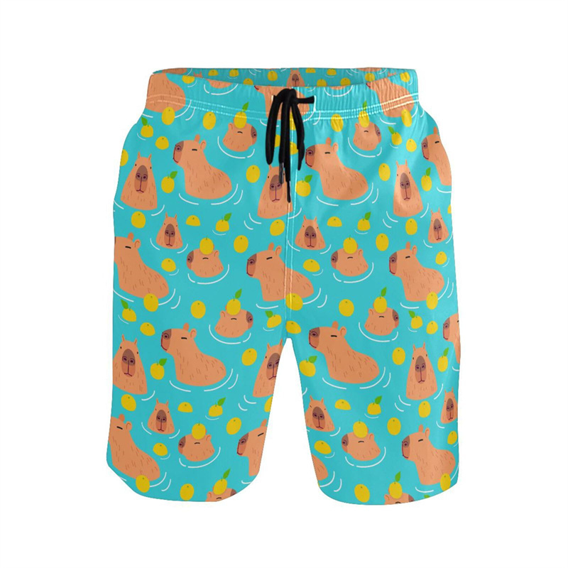 Cartoon Animal 3d Print Capyba - Trunks Board Surf reseña y precio