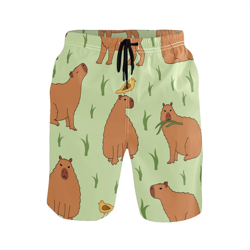 Cartoon Animal 3d Print Capyba - Trunks Board Surf reseña y precio