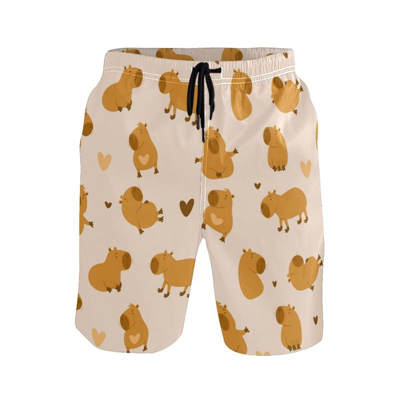 Cartoon Animal 3d Print Capyba - Trunks Board Surf reseña y precio