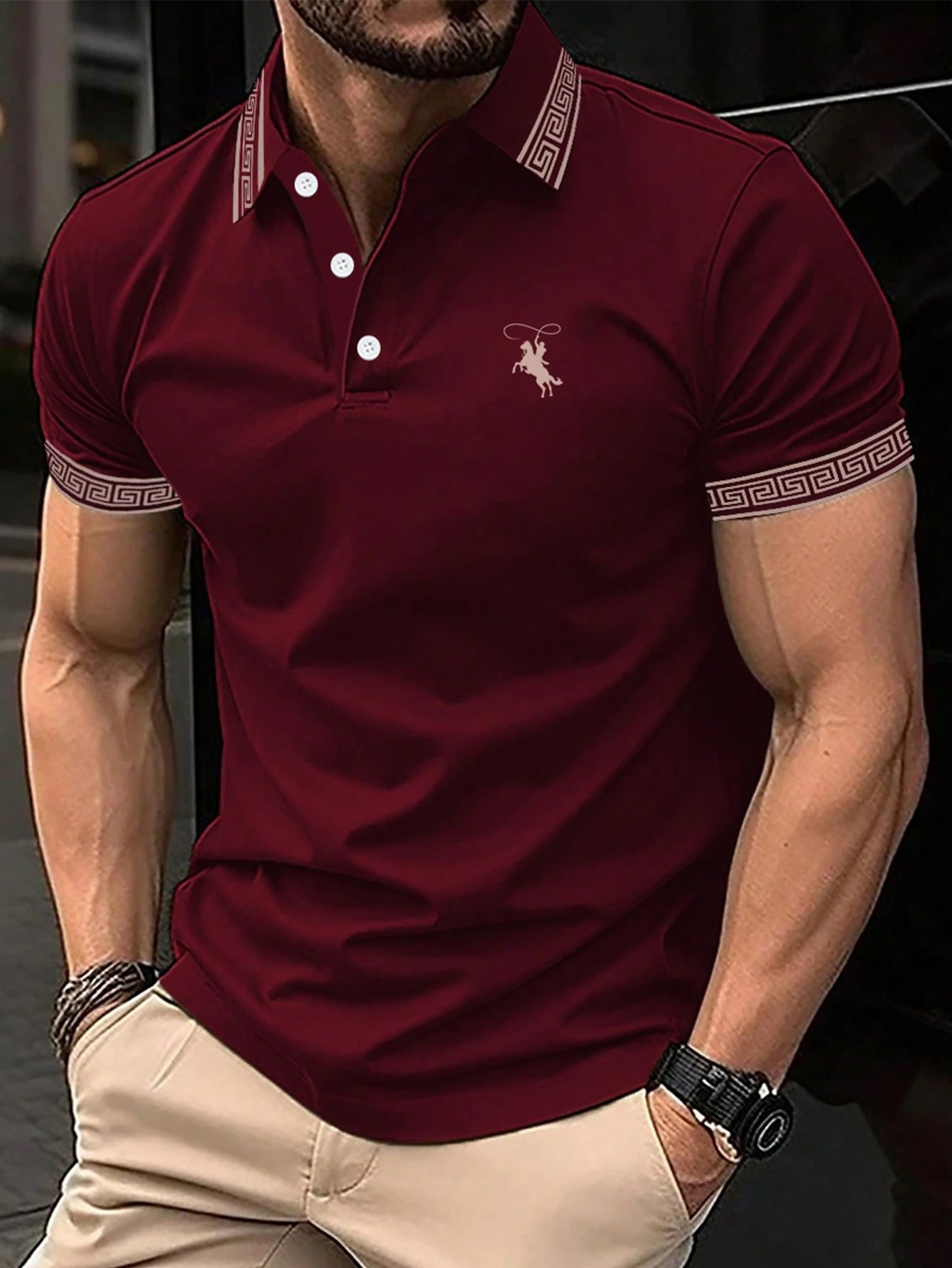 The new men's short-sleeved PO - Polo Shirt Pique reseña y precio