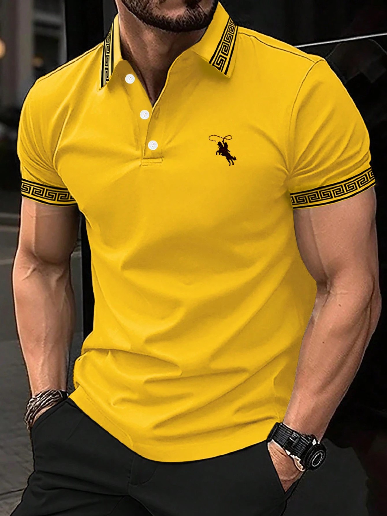 The new men's short-sleeved PO - Polo Shirt Pique reseña y precio