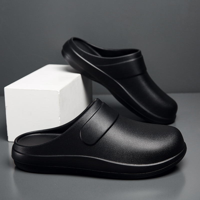 YUYIN Men Women EVA Chef Shoes - Flip Flop Leather Men reseña y precio