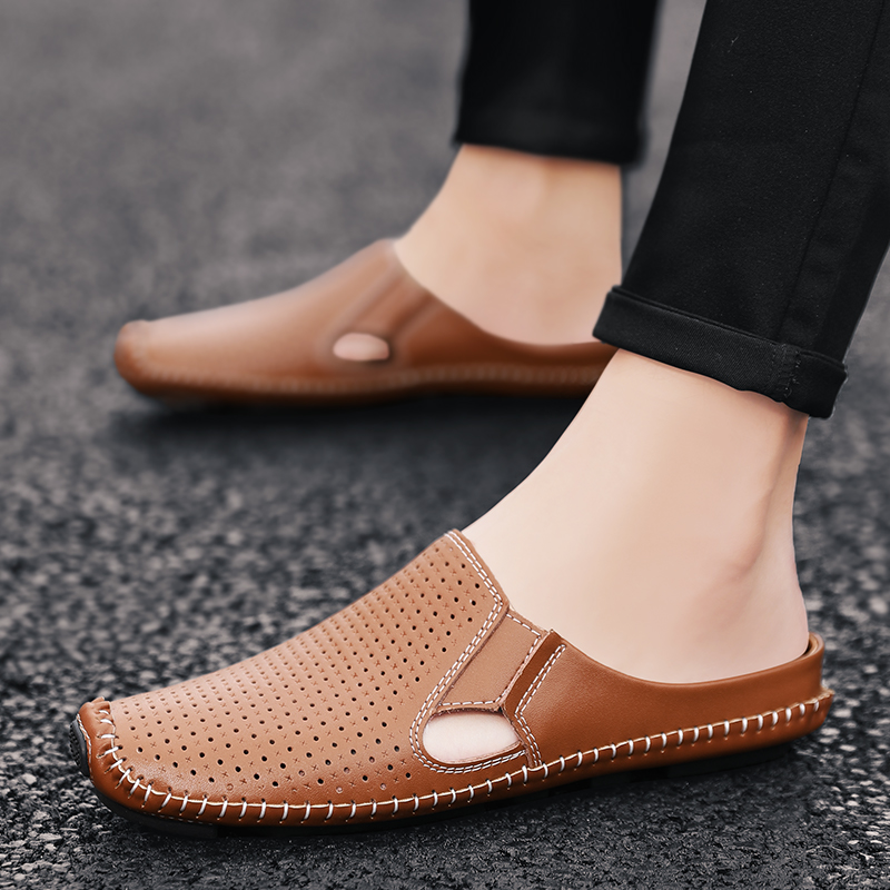 Half Slipper for Men Sandals 2 - Flip Flop Leather Men reseña y precio