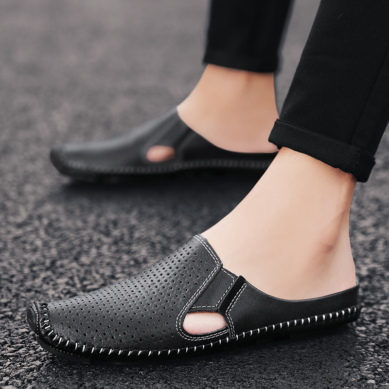 Half Slipper for Men Sandals 2 - Flip Flop Leather Men reseña y precio